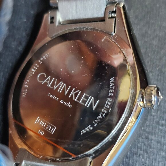 Calvin Klein Swiss made watch KBH 211 New /w tags never worn new batt. 43mm - Picture 2 of 6